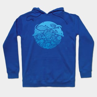 Aquatic Blues Hoodie